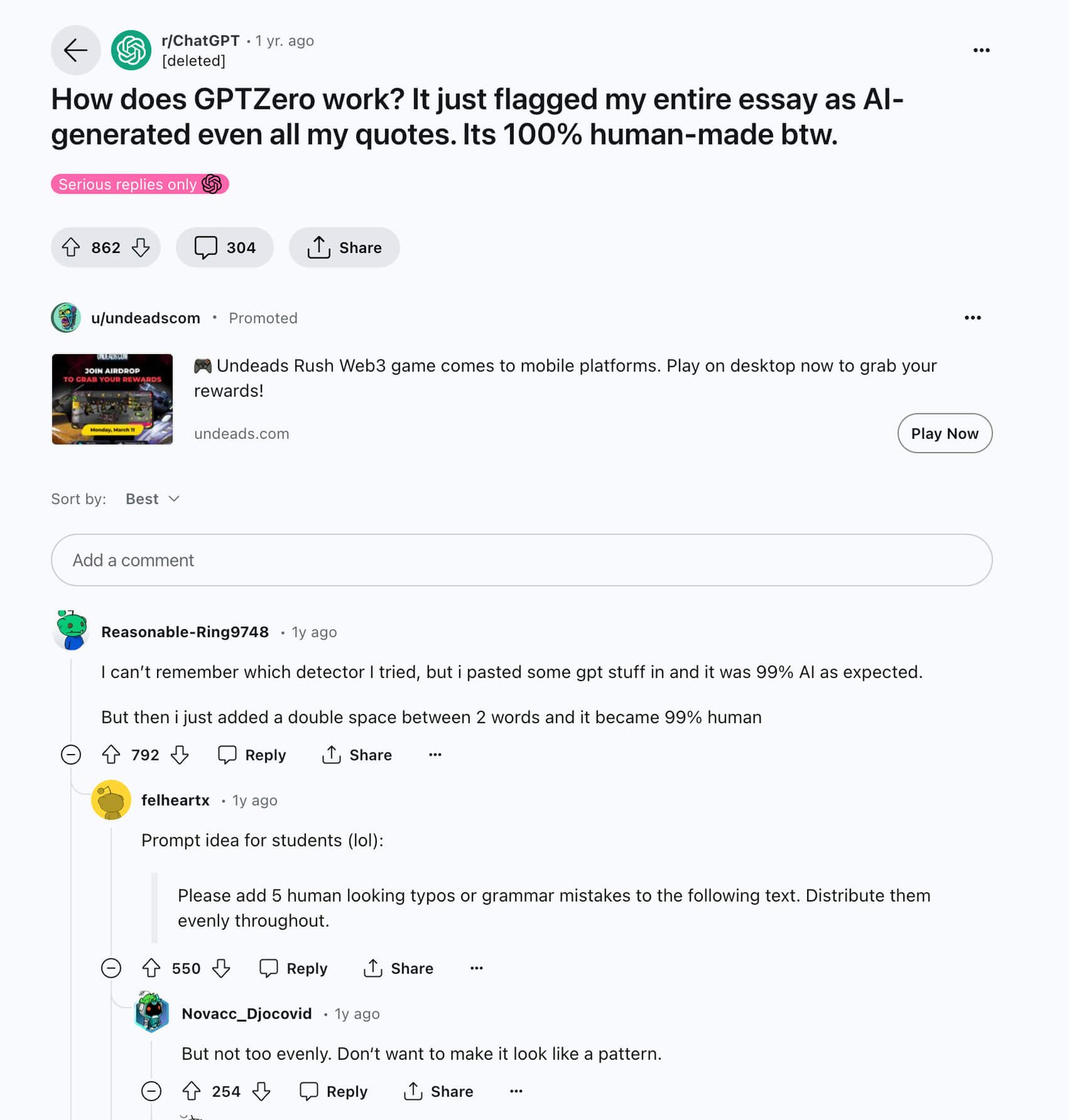 AI detectors sometimes make mistakes example