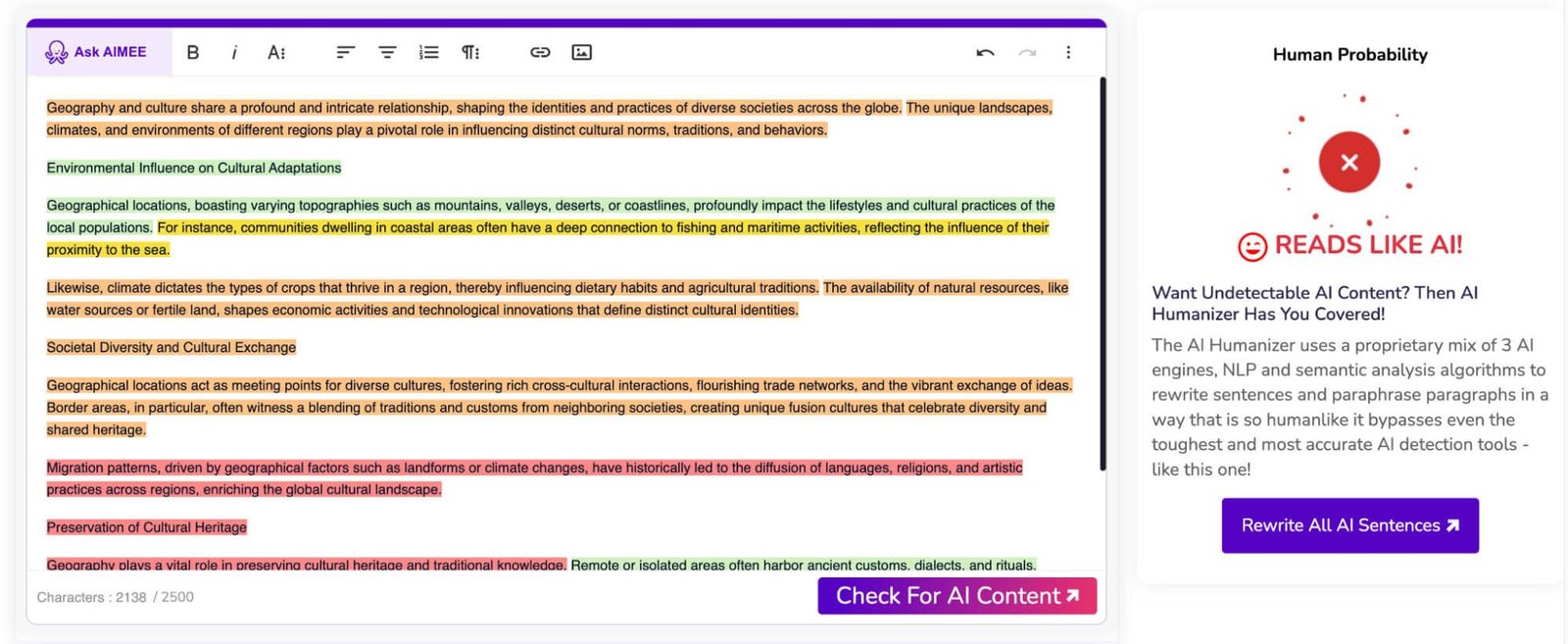 include search keywords naturally