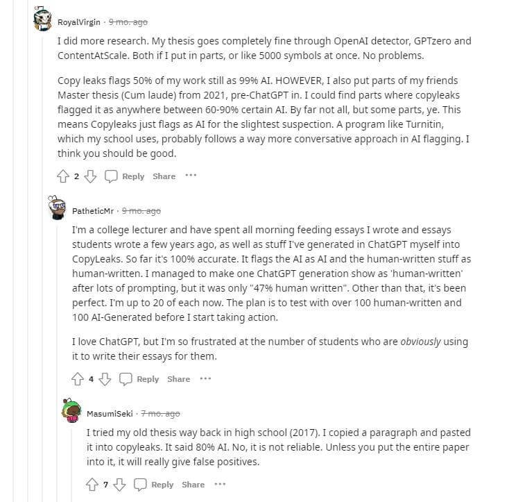 Copyleaks AI 検出器の精度はどのくらいですか?